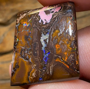 25.2cts - Australian Boulder Opal TRIBAL - Opal Whisperers