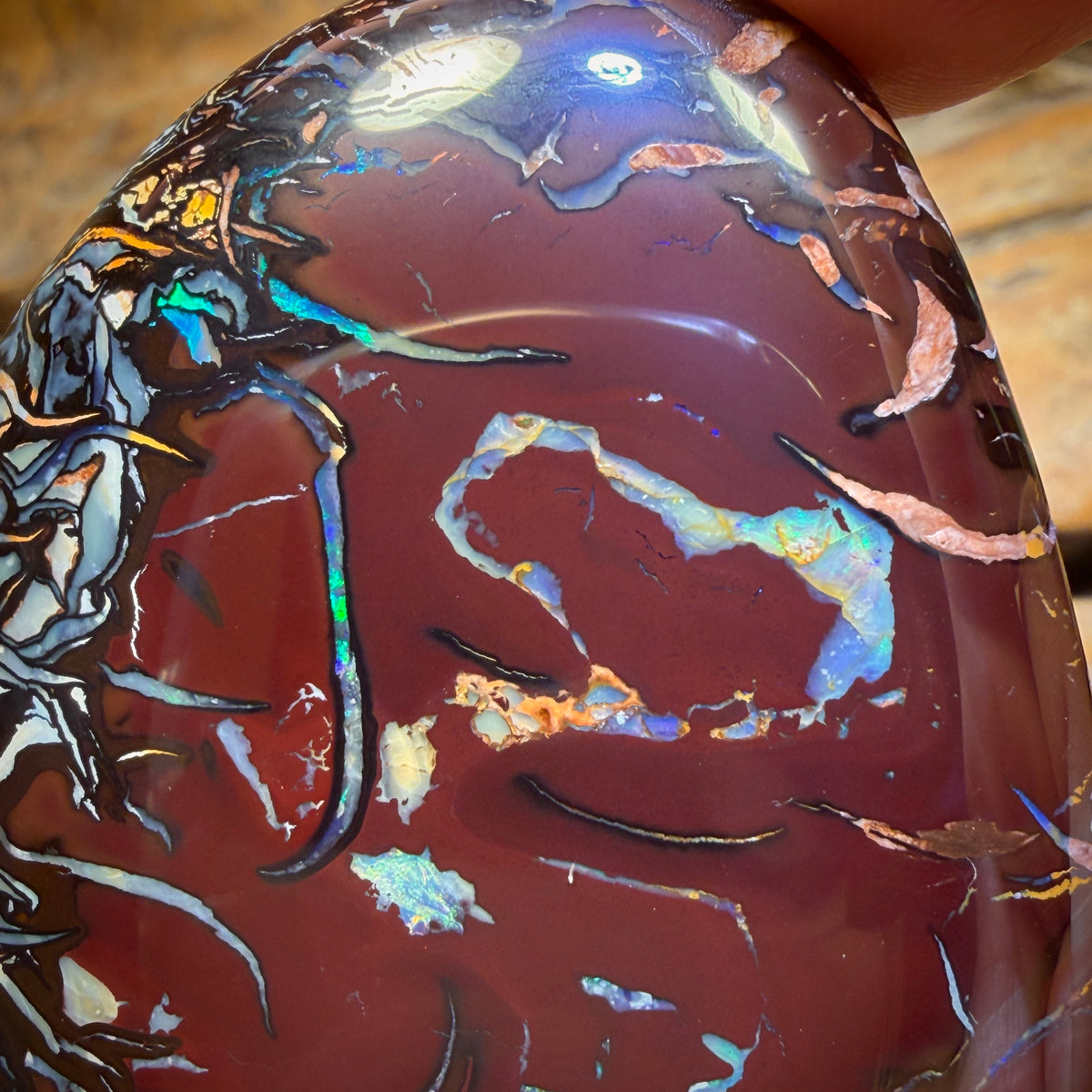 Half Price Card! 320.8cts - Huge Tribal Queensland Boulder Opal from Koroit