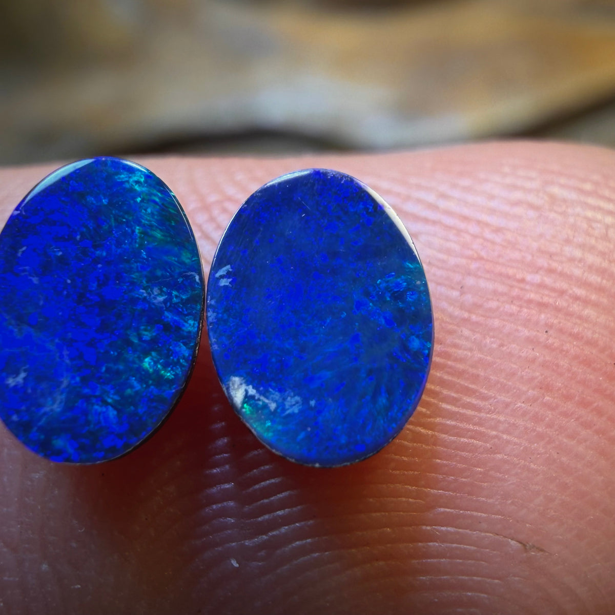 Wildcard! 1.15cts - Australian Boulder Opal Doublet Pair
