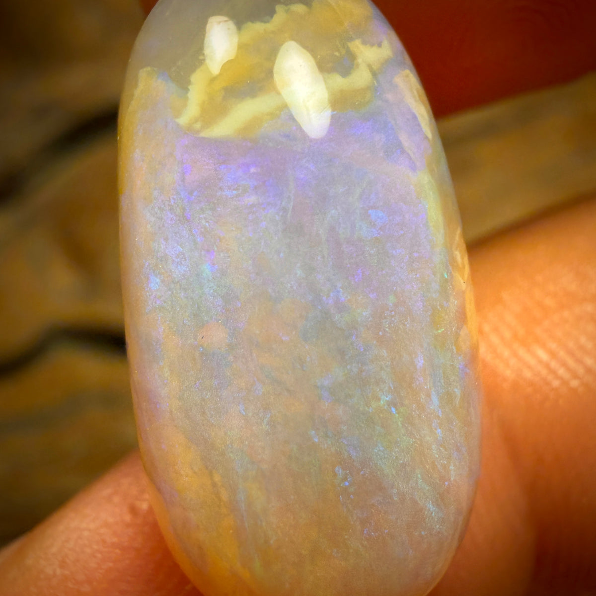18.9cts - Solid Australian Boulder Pipe Crystal Opal