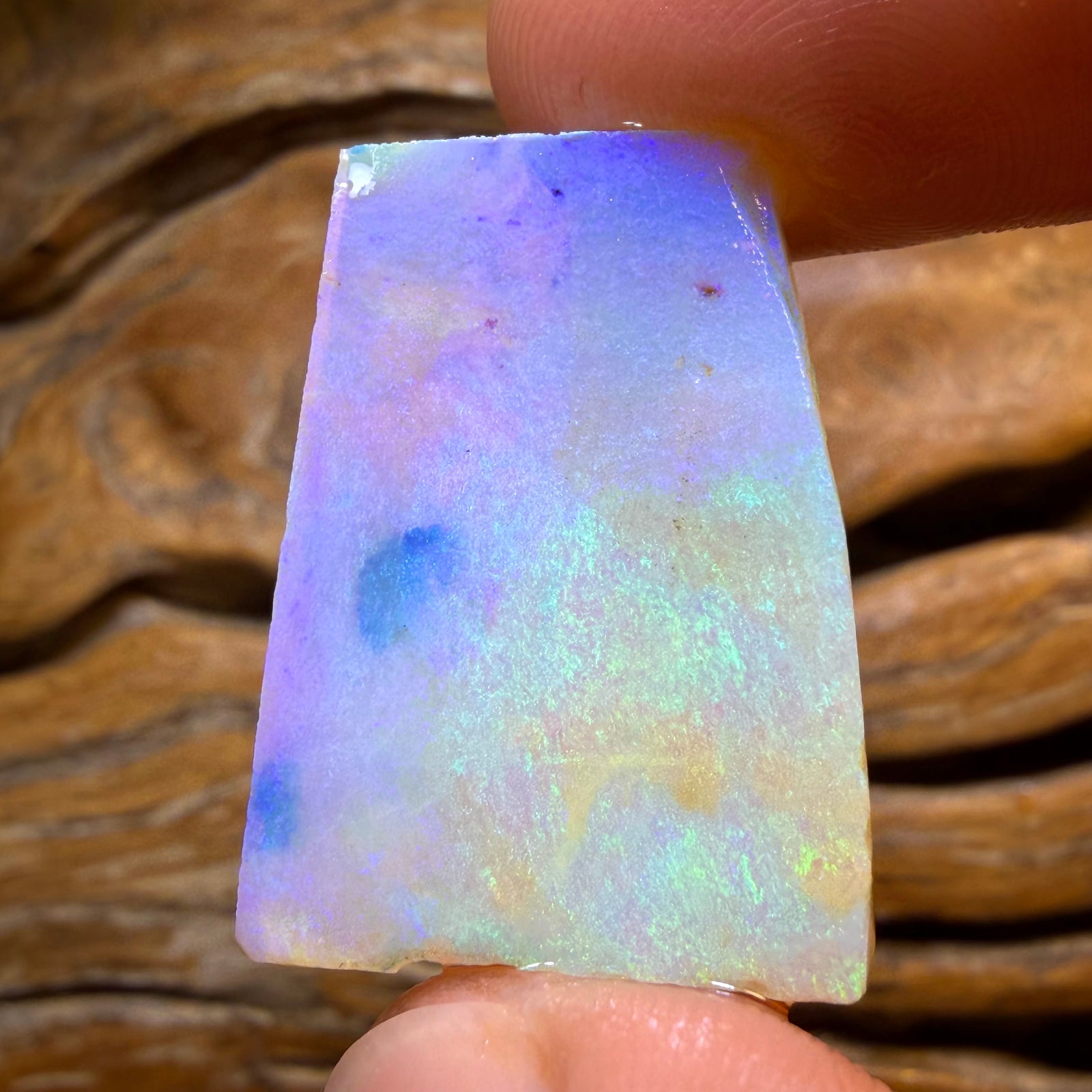 26.4cts - Pure Crystal Opal Rough Piece from Yowah