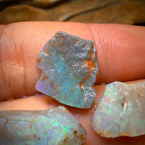 29.9cts - 5x Lightning Ridge Opal Rough Parcel