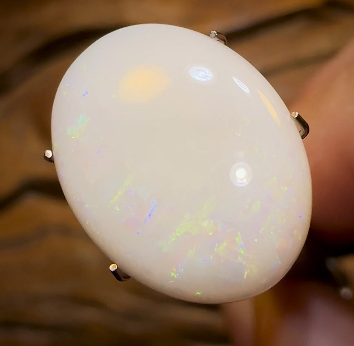 6.25cts - Large South Australian White Opal BARGAIN