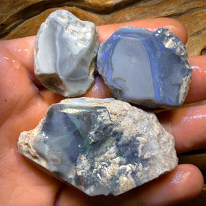 263.5cts - 3x Lightning Ridge Opal Rough Parcel