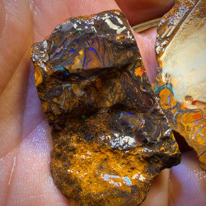 364.7cts - 3x Yowah Nuss Tribal Opal Rohparcel. Australischer Boulder Opal
