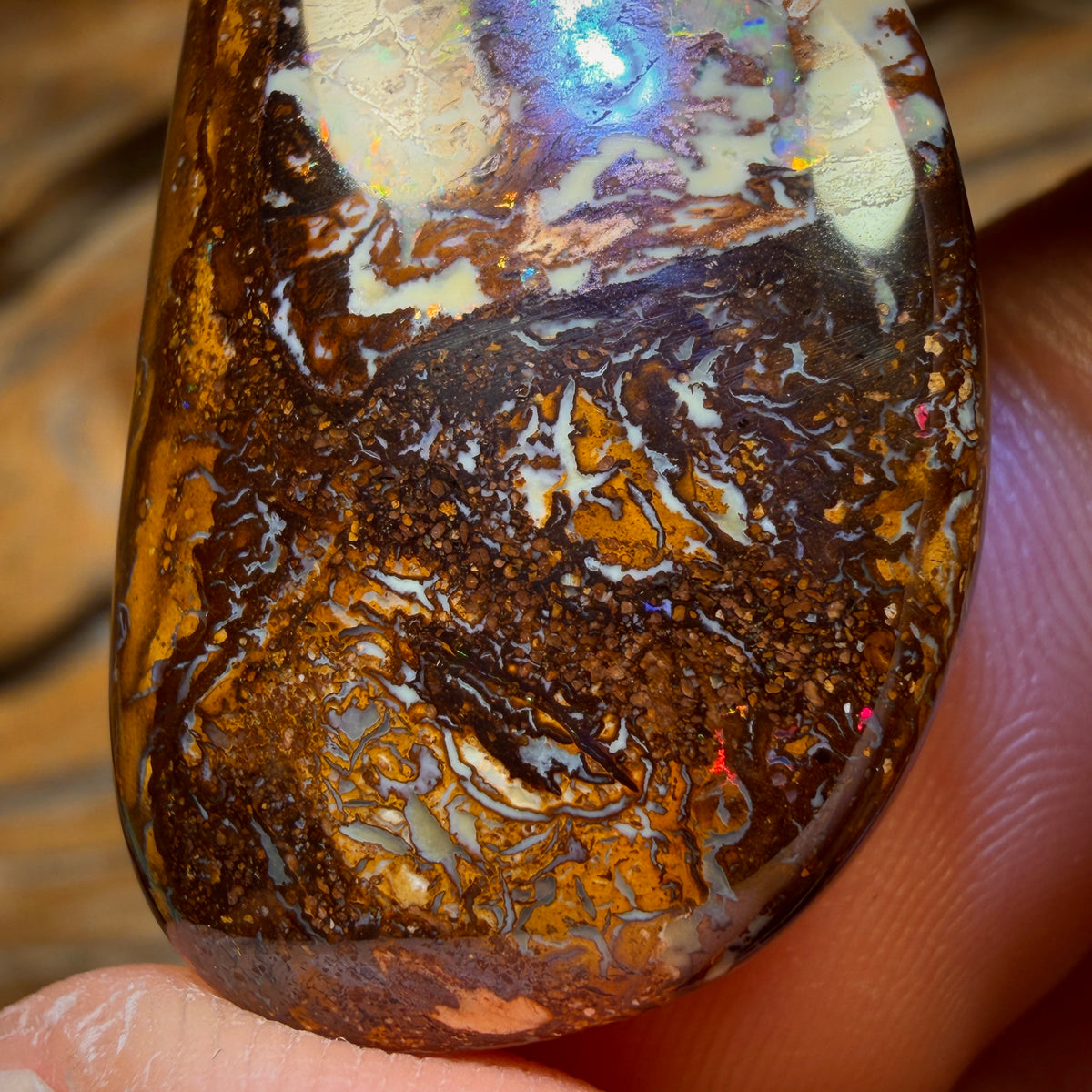 42.2cts - Multicolour Tribal Yowah Nut Opal