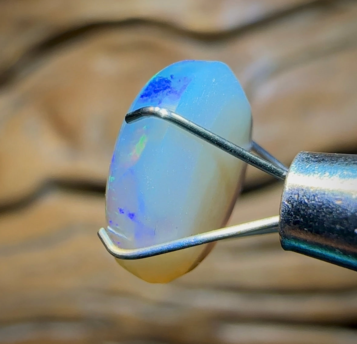 3.1cts - Lightning Ridge Crystal Opal - Opal Whisperers