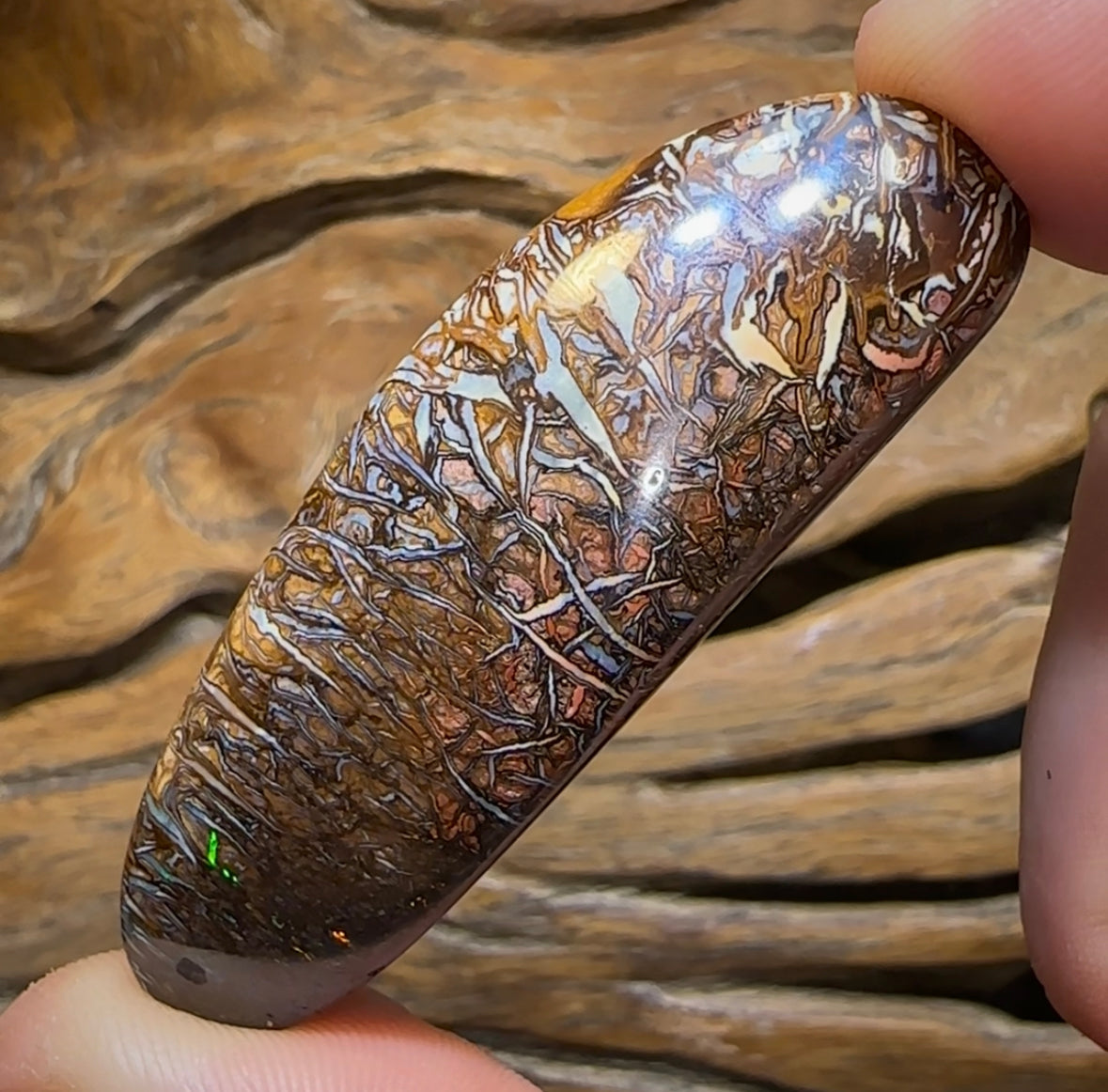 126.6cts - Tribal Yowah Tribal. Australian Boulder Opal - Opal Whisperers