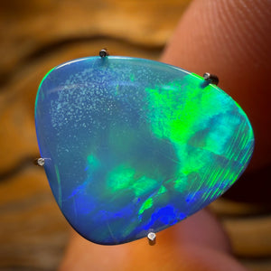 Aren’t You Glad you waited till the end Card ! 3.5cts - Australian Boulder Opal Doublet