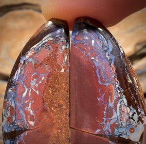 54.6cts - Tribal Queensland Boulder Opal Pair