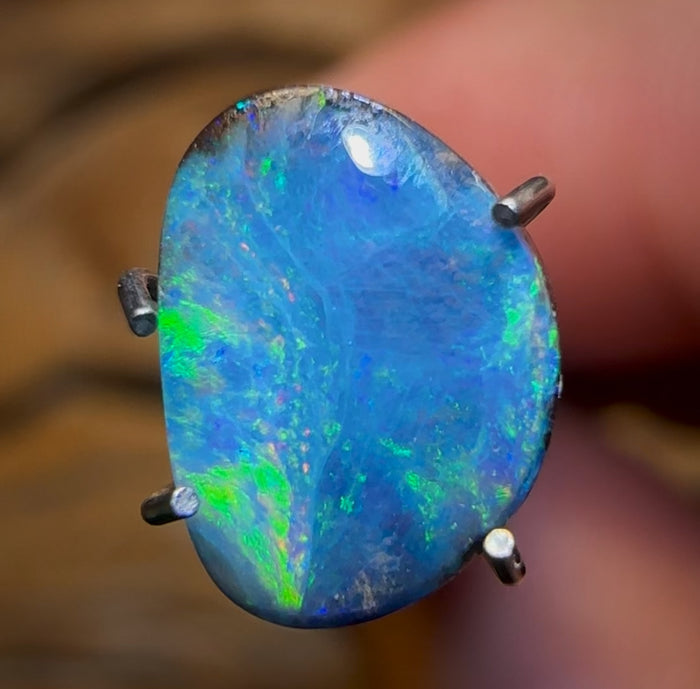 🔨 AUCTION 🔨 1.3cts - Queensland Boulder Seam Opal from Winton