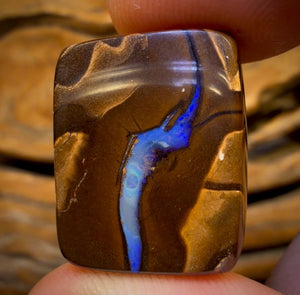 Dad Ring Stone! 32.4cts - “Whirl Pool” Yowah Nut Opal. Australian Boulder Opal