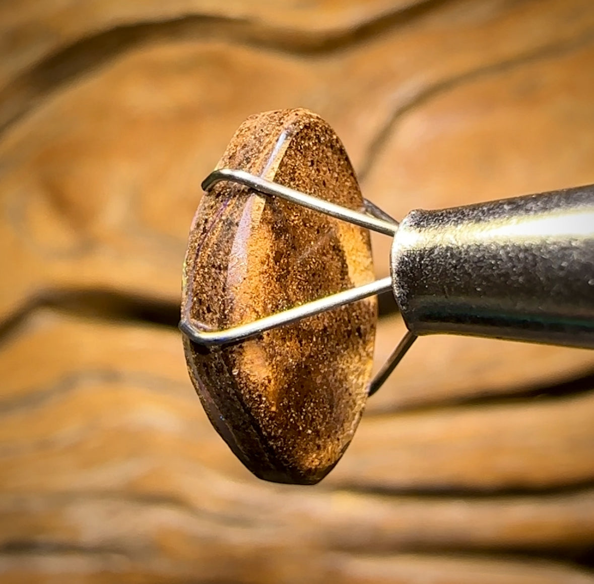 4.3cts - “Fire Rub”Queensland Boulder Opal from Yowah