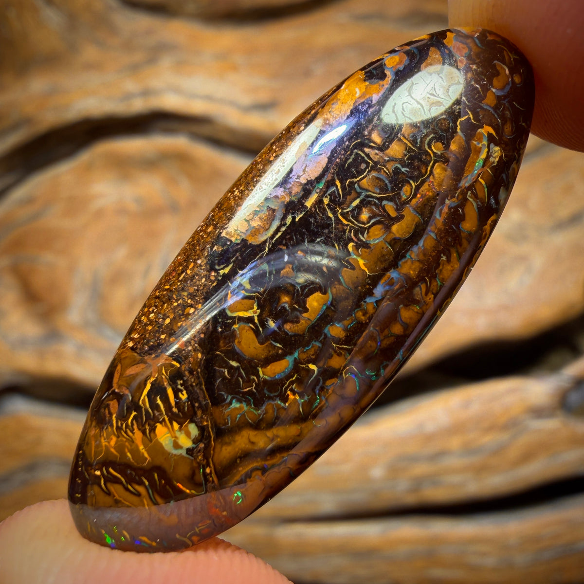 28.1cts - Tribal Queensland Boulder Opal. Australian Opal