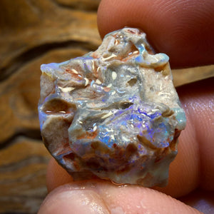 28.7cts - Lightning Ridge Dark Opal Rough Piece