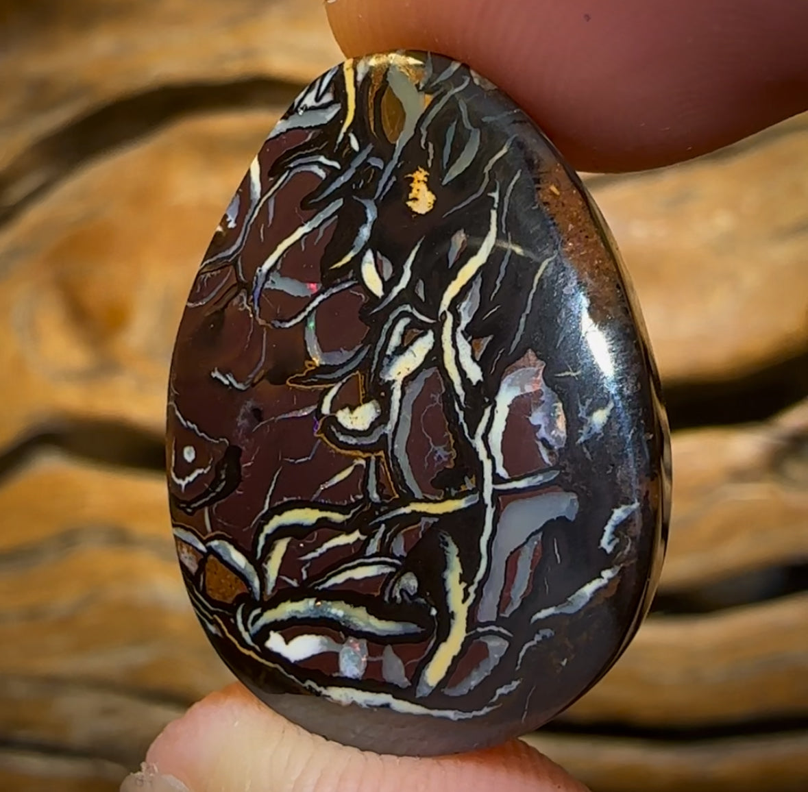 Auction Fall-Through = Your Gain! 🔥 Now More Than 50% Off RRP 🚨 “Red Earth Relic” 37.2cts - Queensland Boulder Opal from Koroit