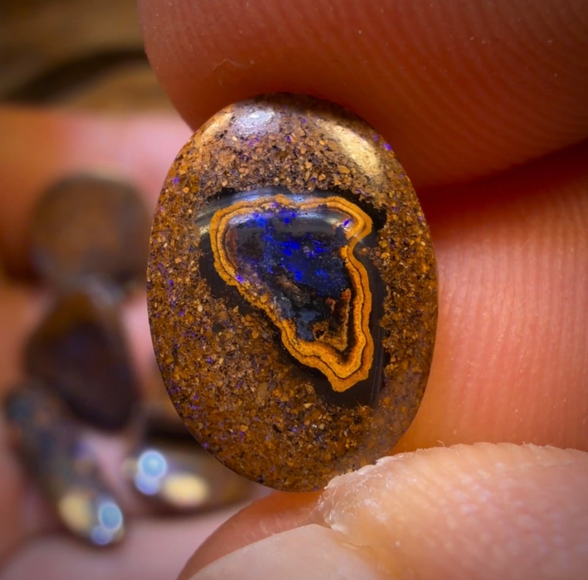 73.4cts - 10x Australian Tribal Boulder Opal’s. Wholesale Dealers Parcel