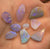 18.9cts - 9x Lightning Ridge Crystal Opal Rubs - Opal Whisperers