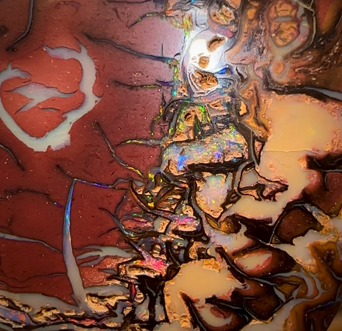 68.9cts - ‘Heart of Opal’ Tribal Australian Boulder Opal