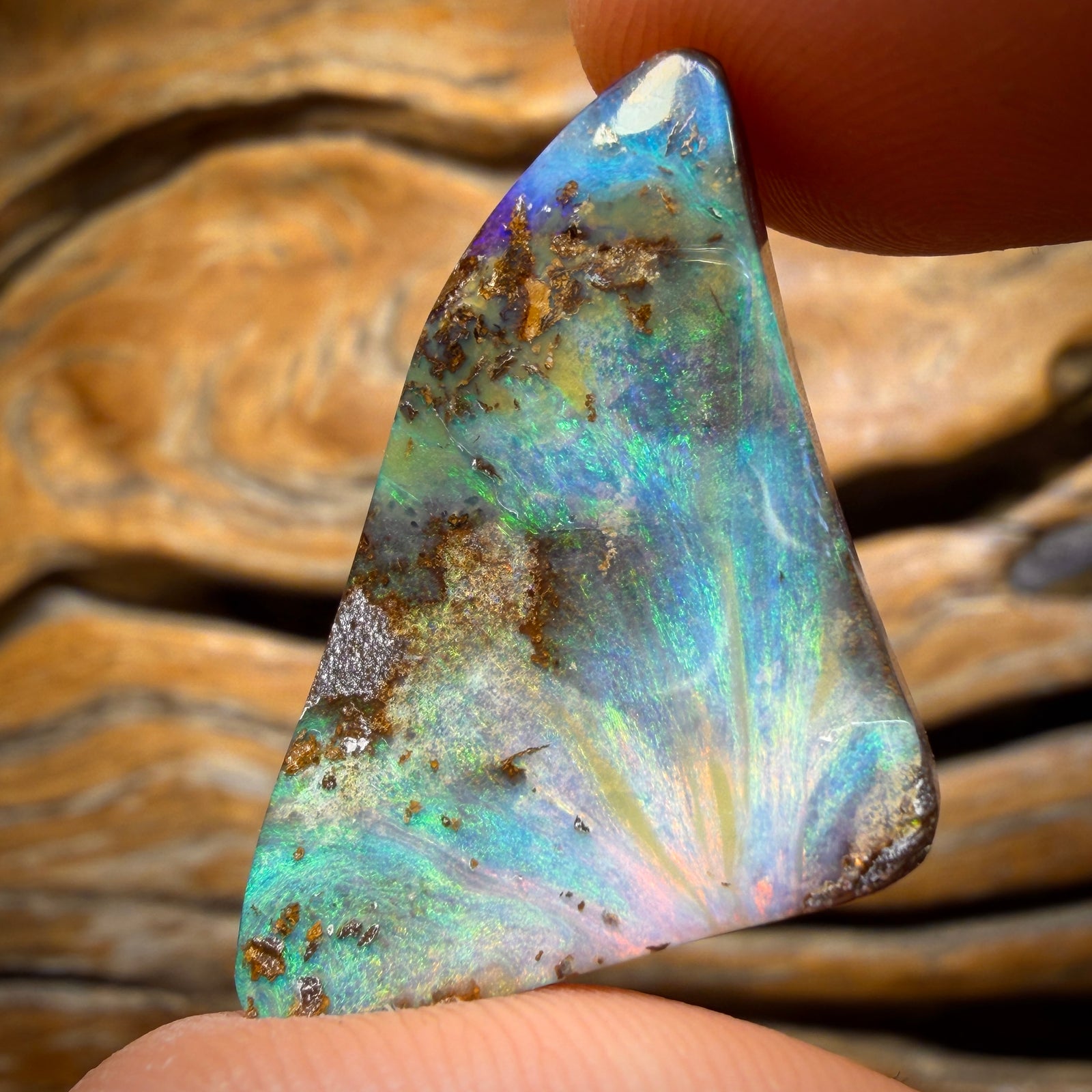 29.2cts - Queensland Boulder Seam Opal. Australian Opal