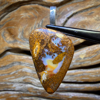 TGIF 29.6cts - Solid Queensland Boulder Opal Pendant