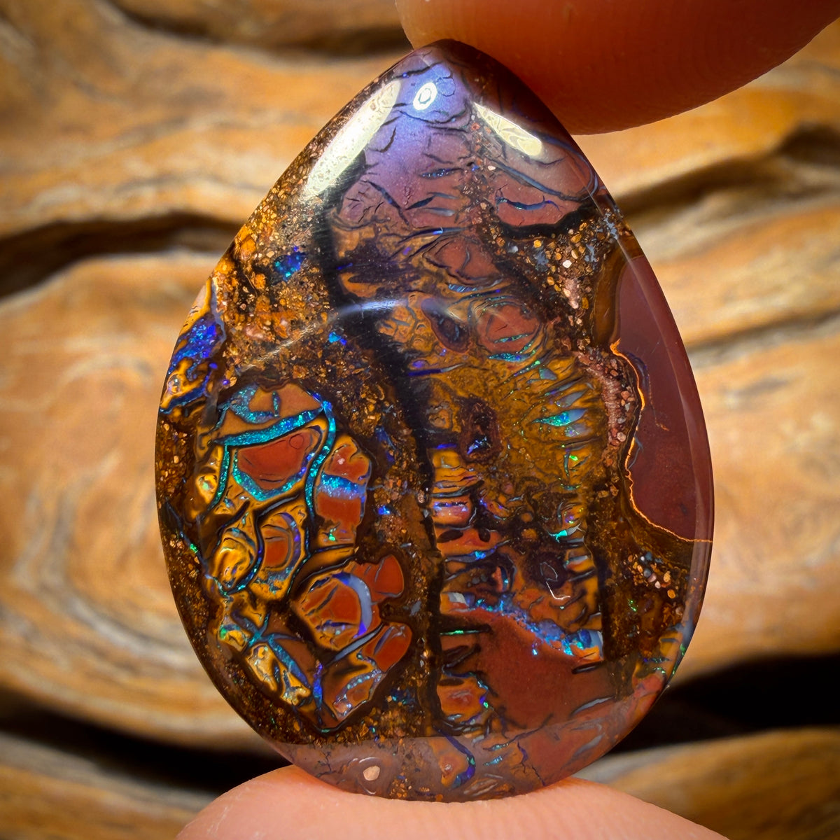 29.6cts - Tribal Queensland Boulder Opal from Yowah