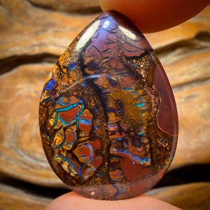 29.6cts - Tribal Queensland Boulder Opal from Yowah