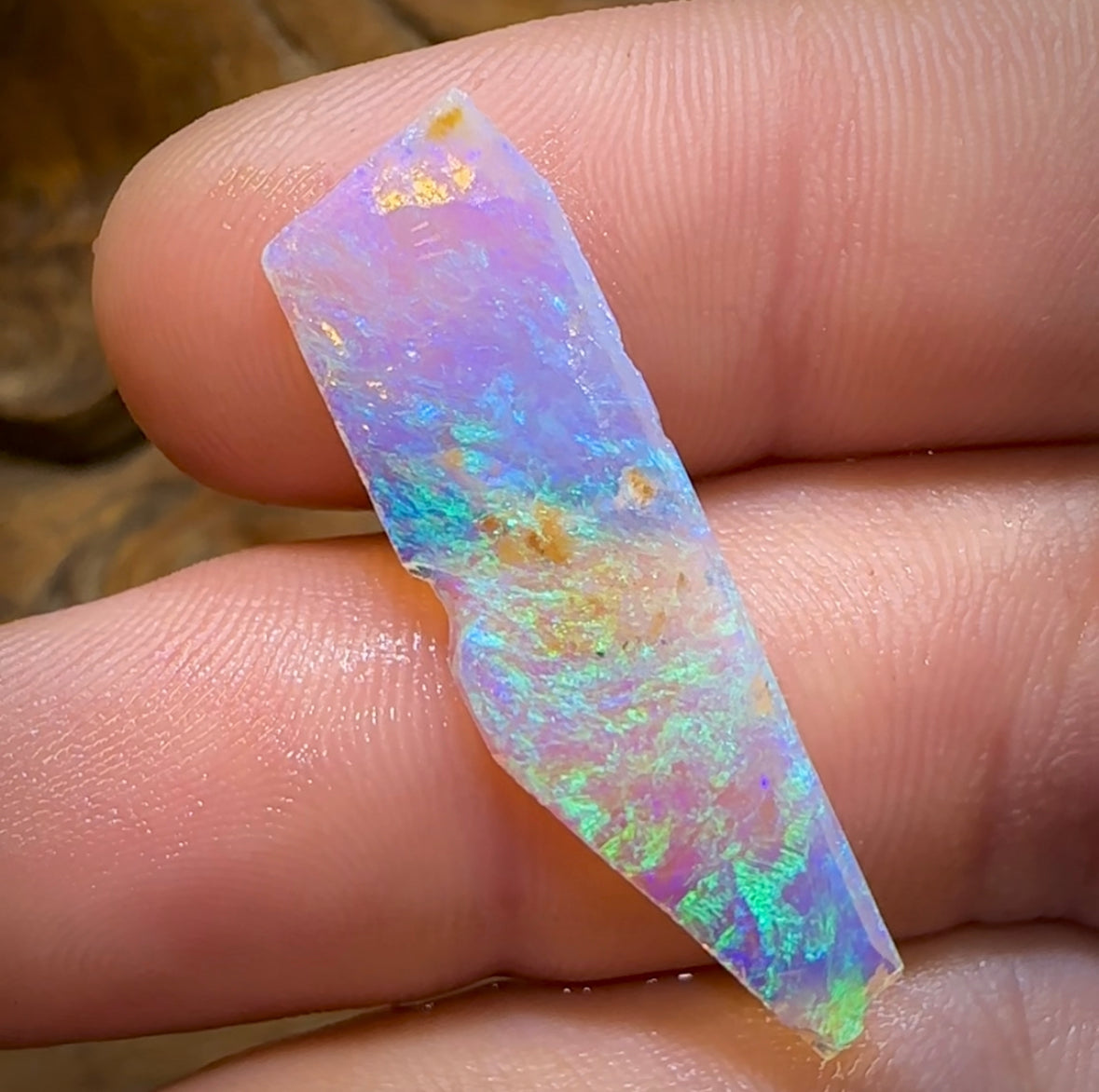 5.6cts - Pure Yowah Crystal Opal Rough Piece. Highly Prized Material - Opal Whisperers