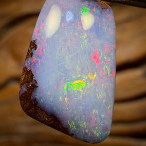 Solid Queensland Boulder Seam Opal Pendant