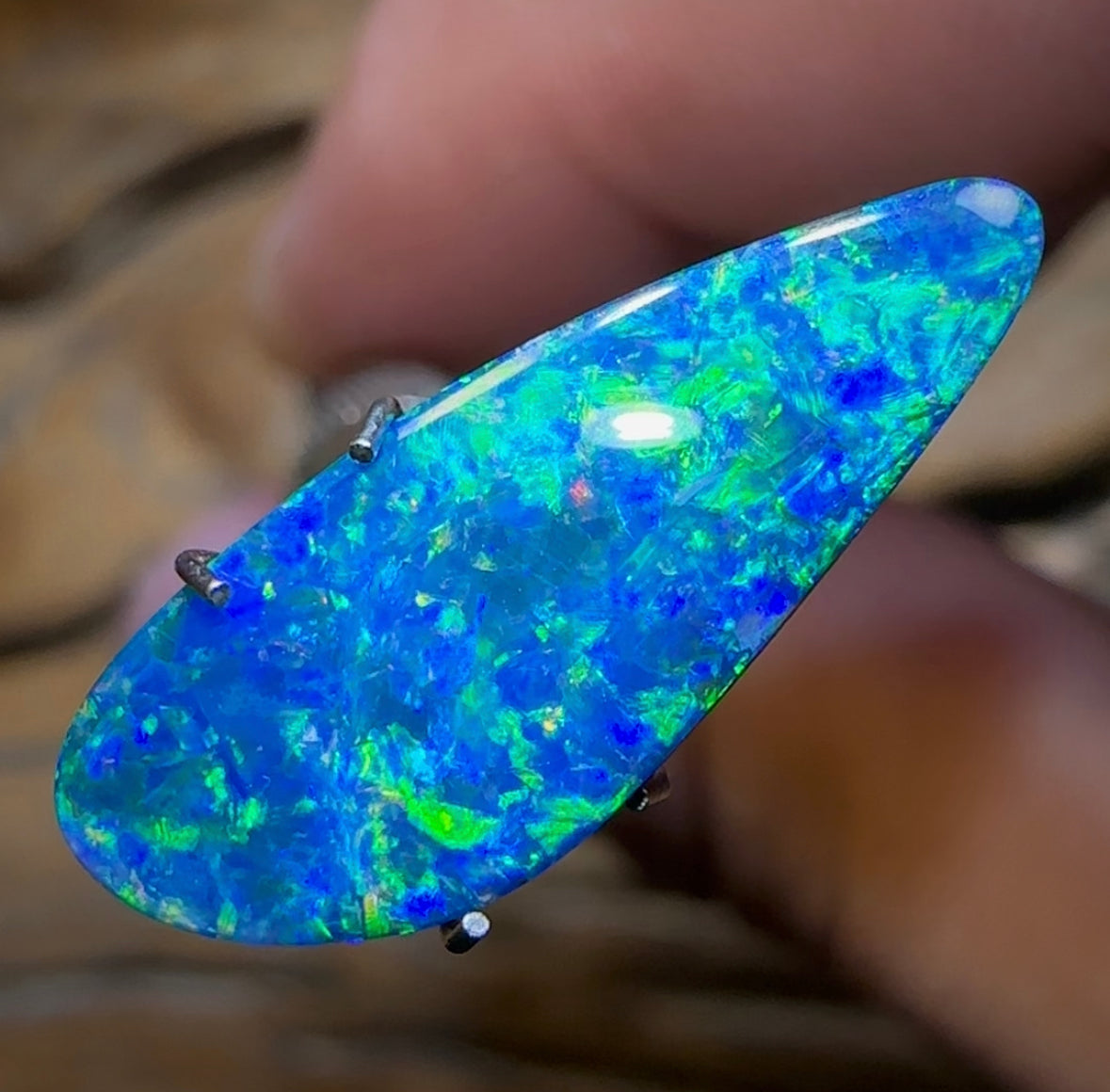 5.5cts - TOP Australian Boulder Opal Doublet - Opal Whisperers