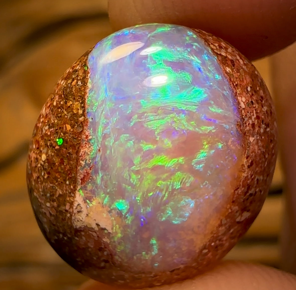 9.4cts - Solid Australian Boulder Pipe Opal Banger