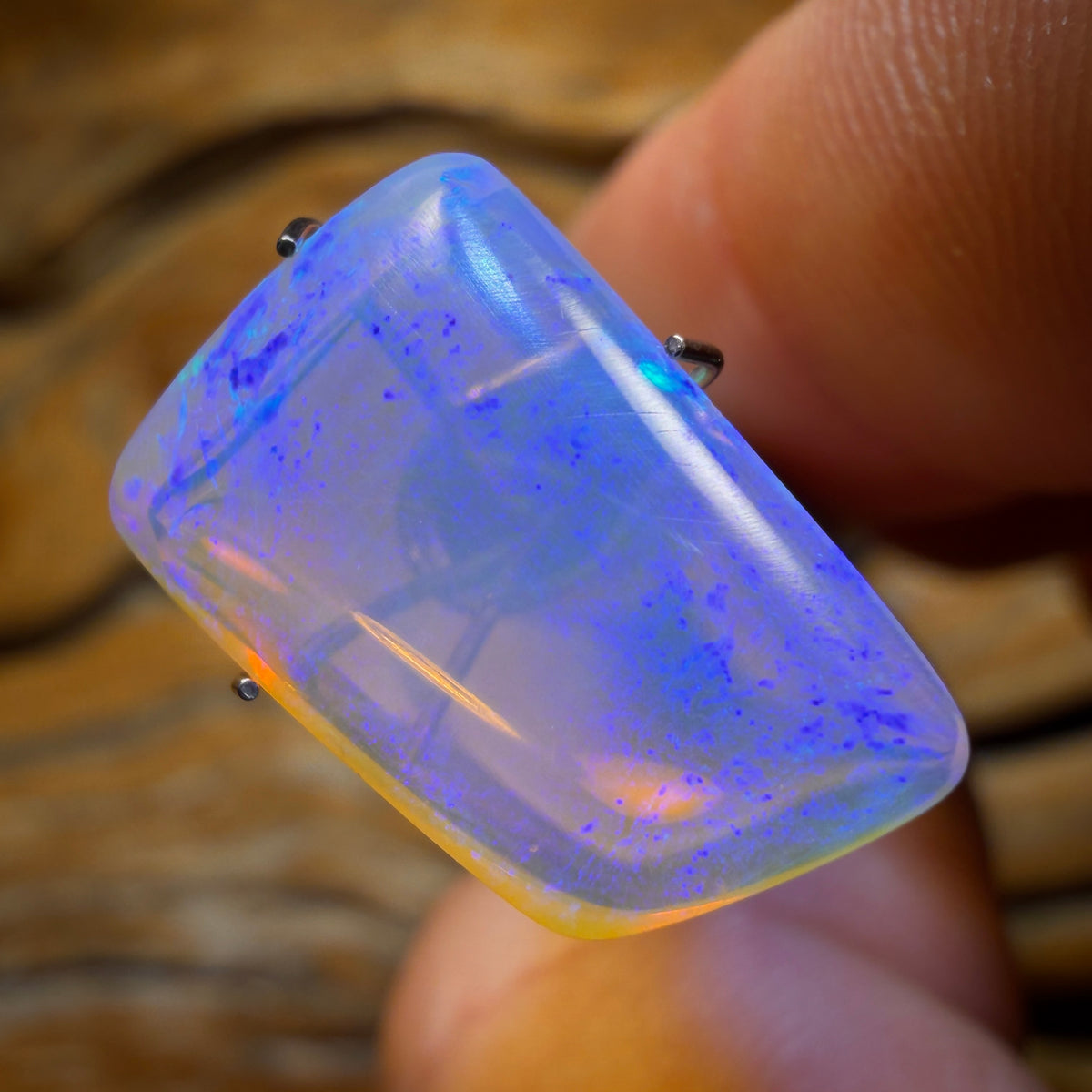 🔨 AUCTION 🔨 No Reserve 6.1cts - Queensland Boulder Crystal Opal