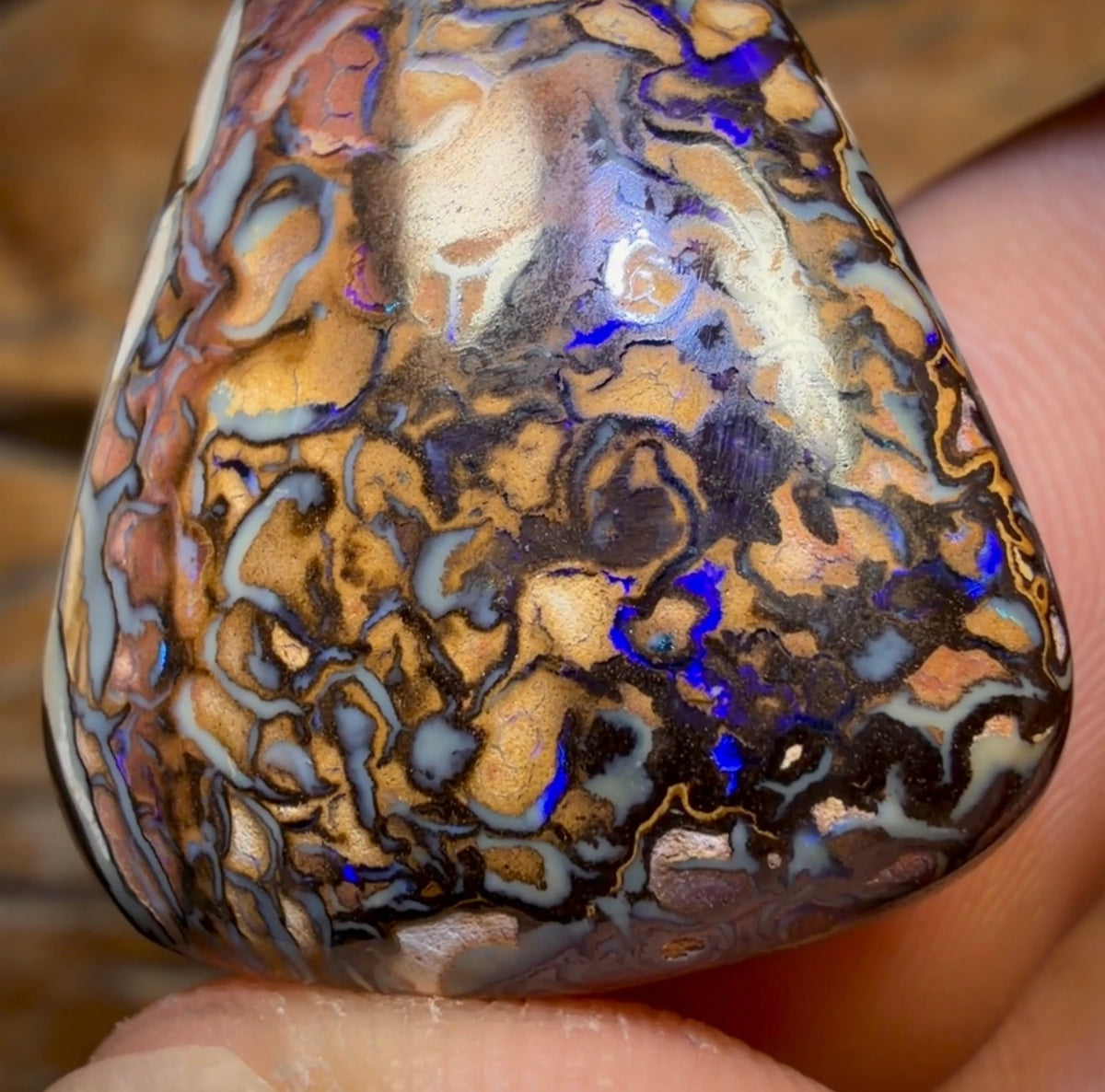 59.9cts - Tribal Yowah Nut Opal. Australian Opal