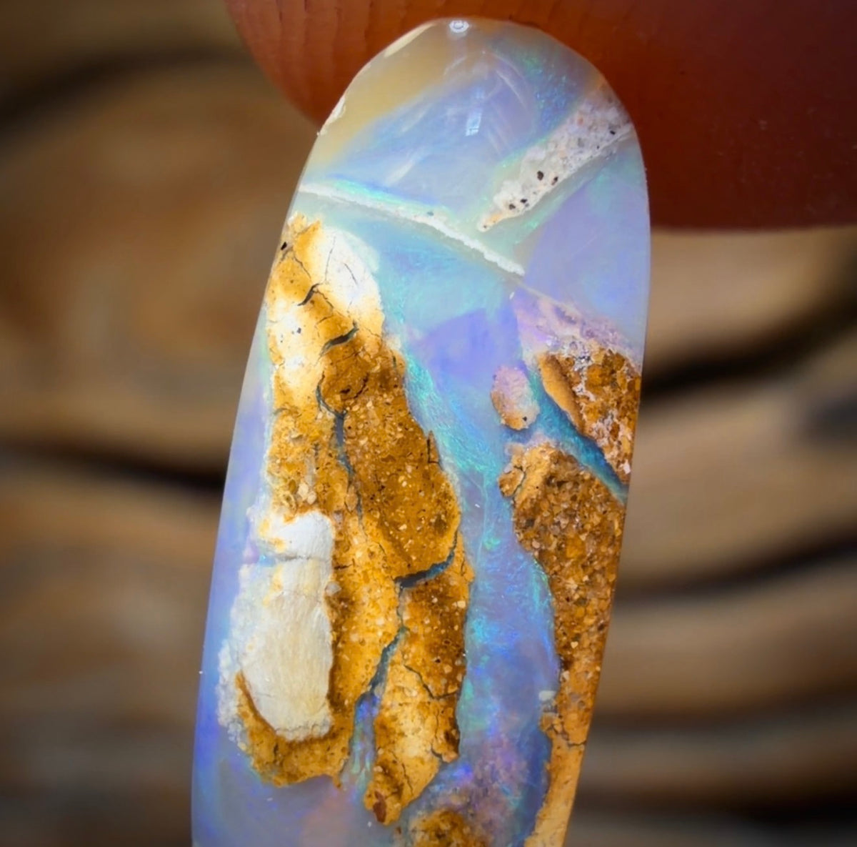 3.4cts - Solid Australian Boulder Pipe Opal