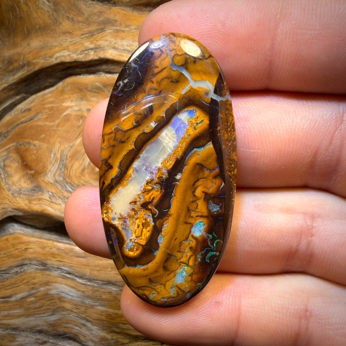 Aren’t you glad you waited until the end Ultimate Wildcard! 88.4cts - Tribal Yowah Nut Opal. Australian Opal