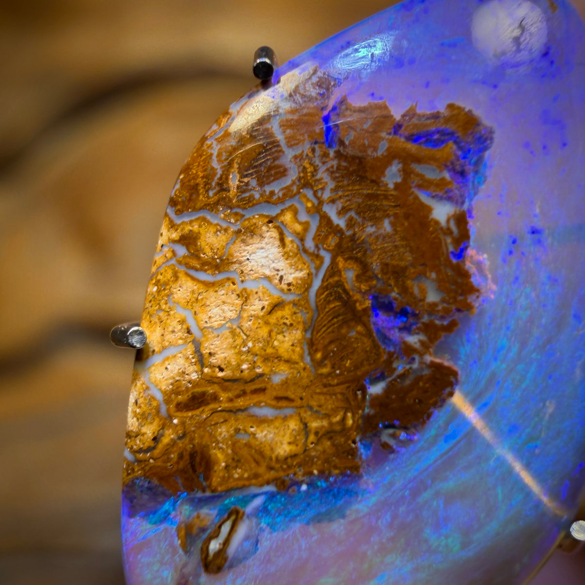 🔨 AUCTION 🔨 Reserve 💎 High Roller Banger Auction 💎 3.8cts - Yowah Nut Crystal Centre Opal. Australian Boulder Opal