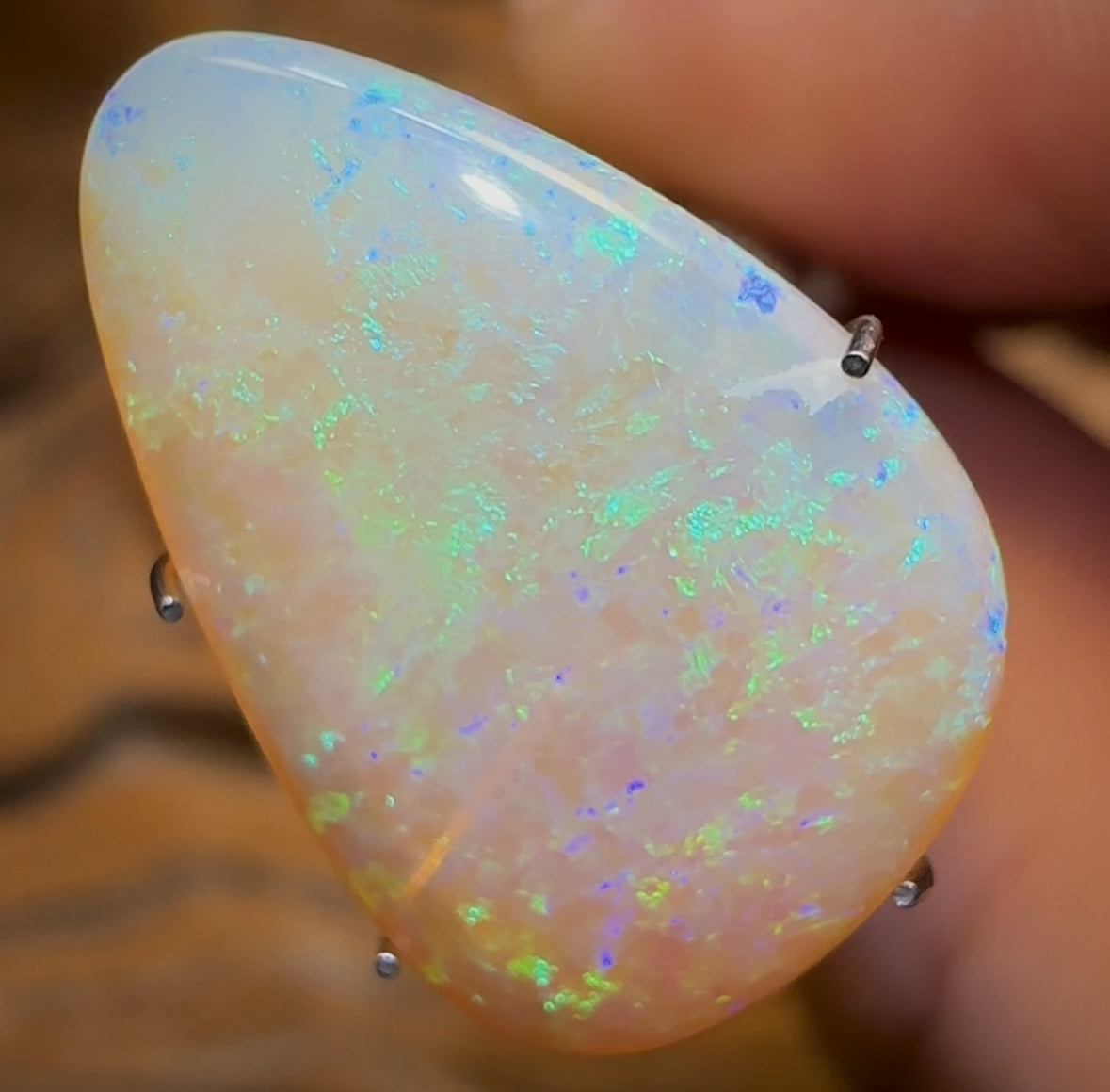 6.31cts - Pure Large Lightning Ridge Crystal Opal