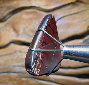 16.4cts - Great Tribal Pattern Queensland Boulder Opal - Opal Whisperers