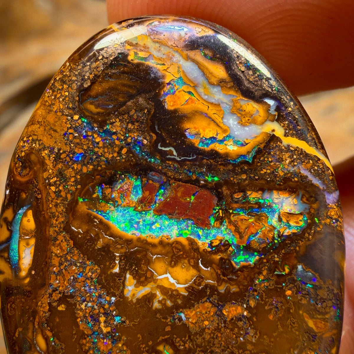67.5cts - Tribal Queensland Boulder Opal from Yowah