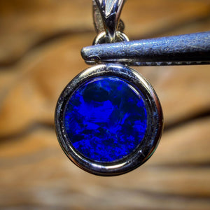 Awesome 🔨 AUCTION 🔨 Action  Sterling Silver - Queensland Boulder Opal Doublet Pendant
