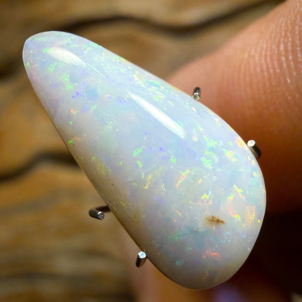 🔨 AUCTION 🔨 💎 High Roller Banger Auction 💎 5.6cts - South Australian White Opal from Coober Pedy