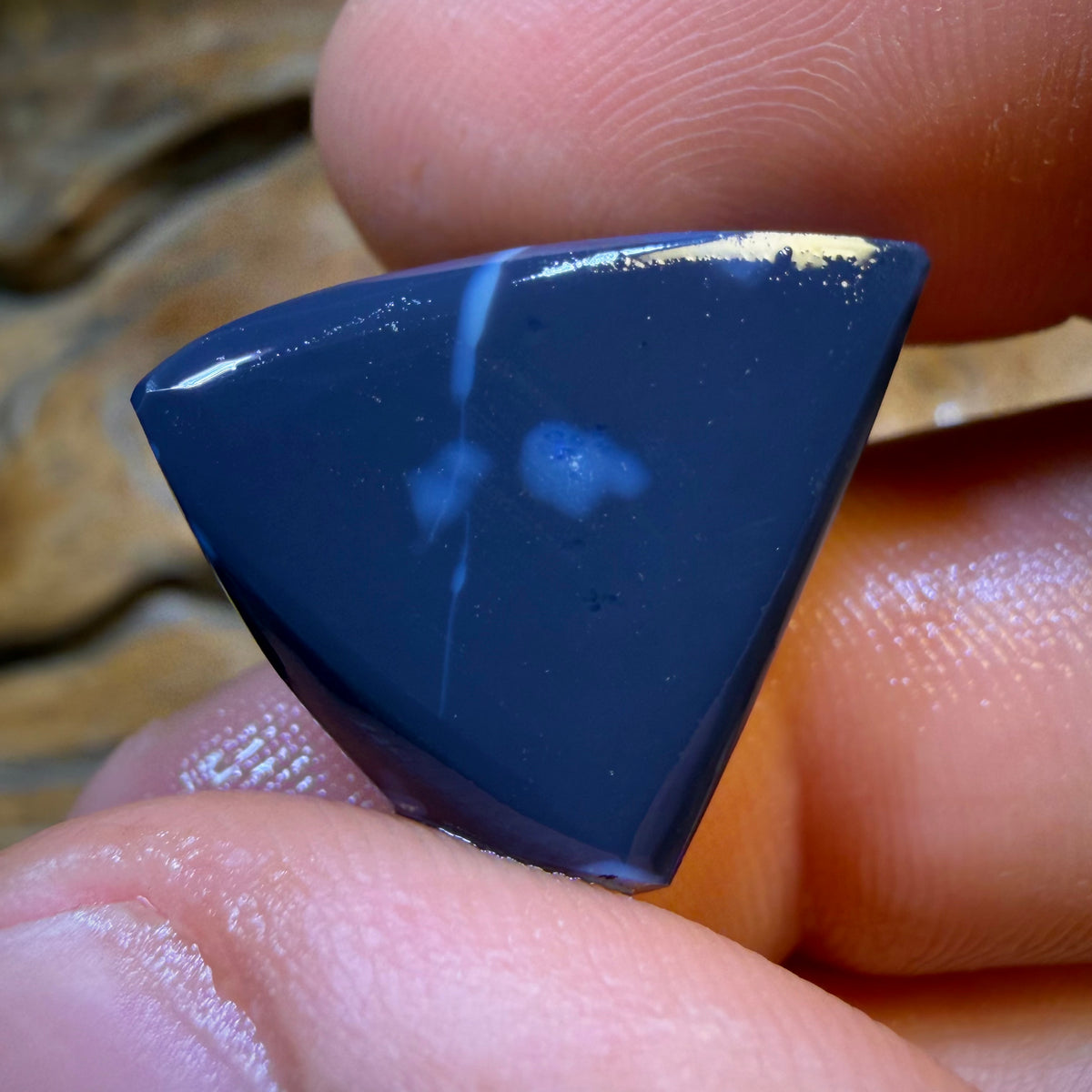 TGIF 28.4cts - Lightning Ridge Black Opal Rough Piece