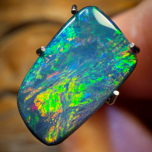 1,9 ct - Doublé d'opale de Lightning Ridge