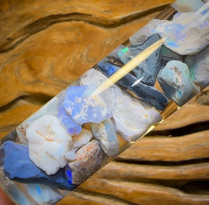 125.1cts - Vial of Lightning Ridge Opal