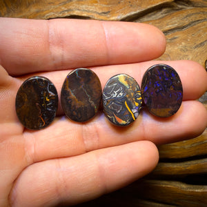 78.7cts - 4x Australian Tribal Boulder Opal’s. Wholesale Parcel