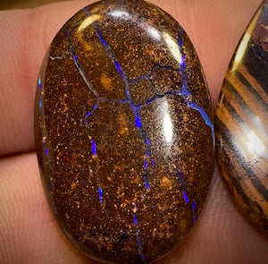 67.1cts - 2x Finished Queensland Boulder Opals Set