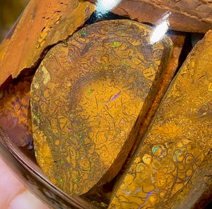 140.9g - Jar of Rough Australian Boulder Opal