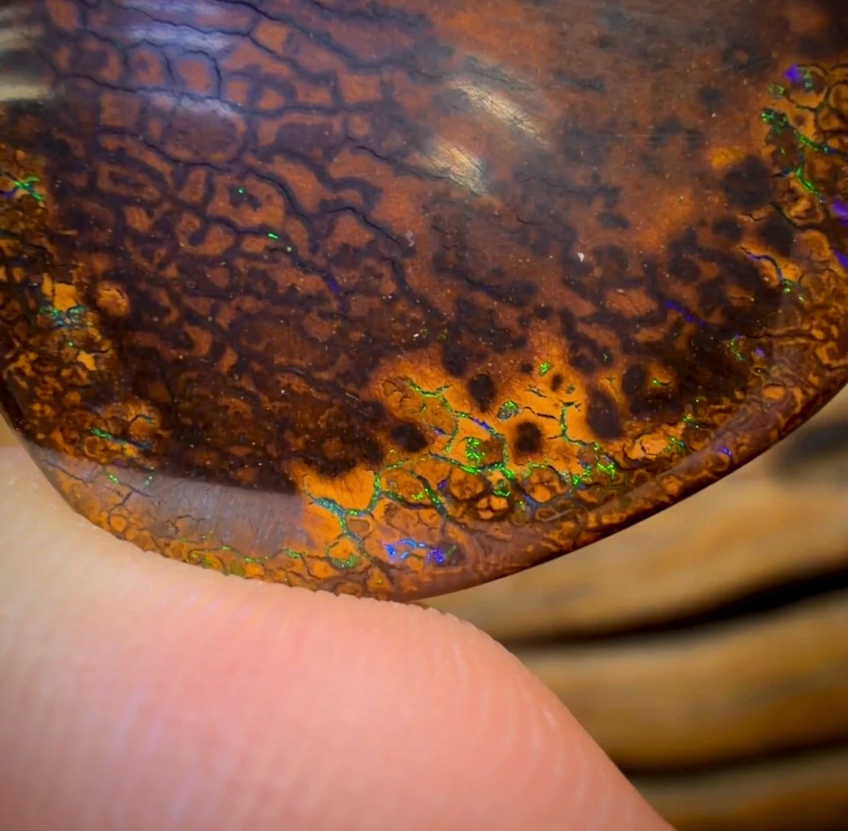 Half Price Card ! 79.8cts - Tribal Australian Boulder Opal from Yowah