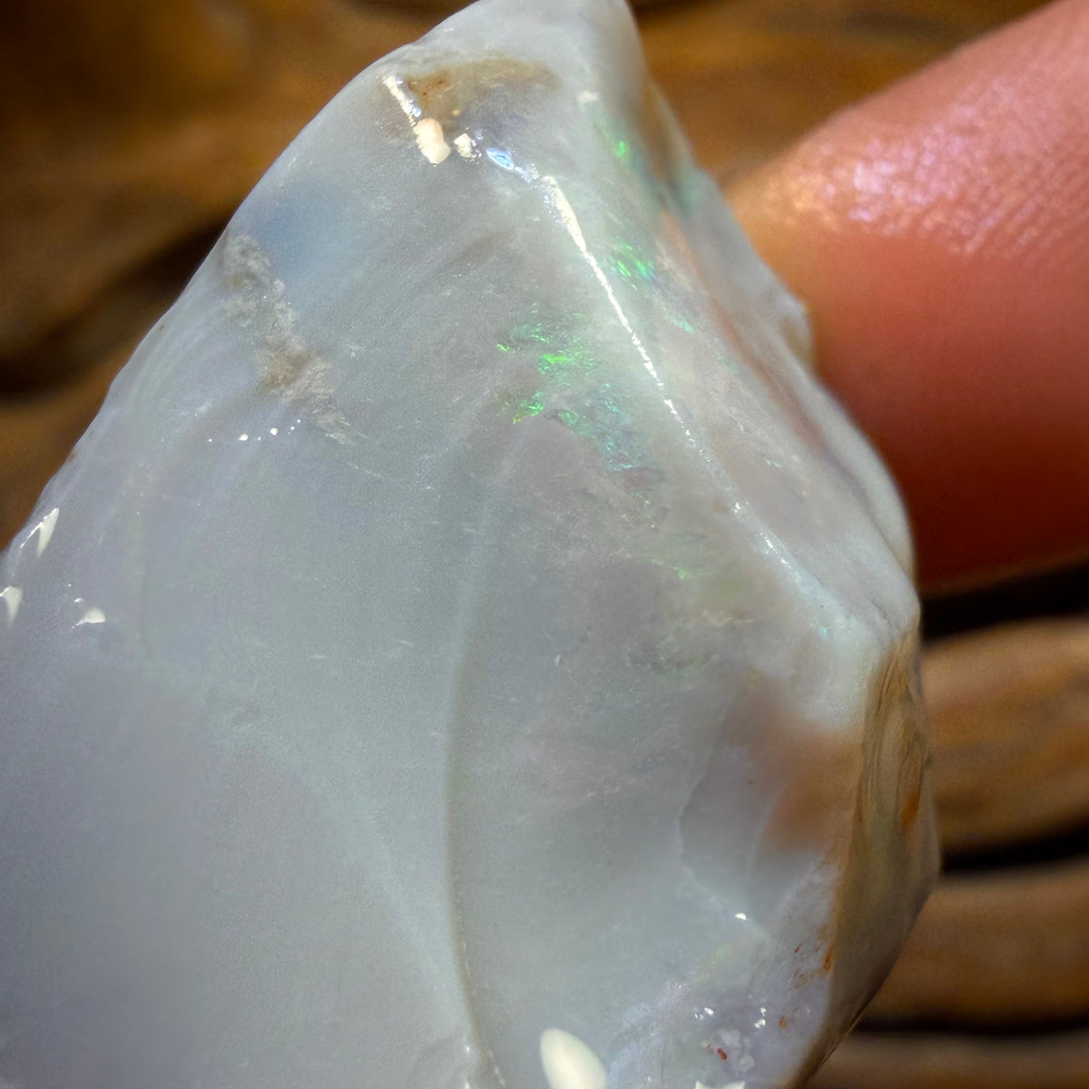 Wildcard! 76.5cts - Lightning Ridge Dark Opal Rough Piece
