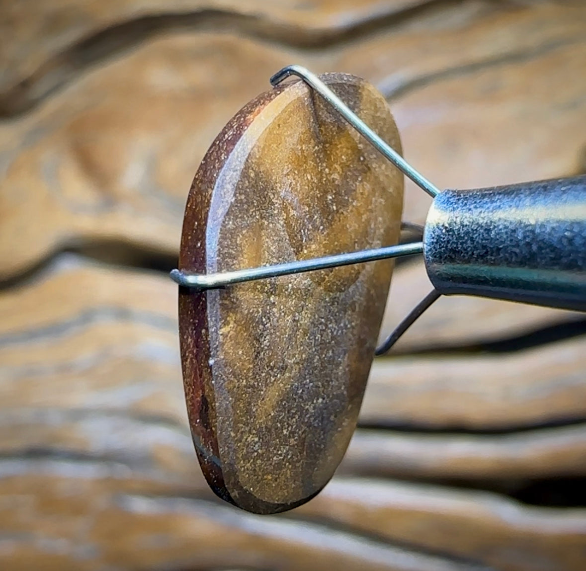 11.7cts - Queensland Boulder Seam Opal With Fire Red
